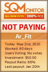 Ar_Fit HYIP Status Button