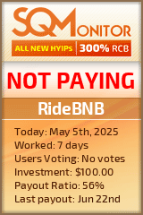 RideBNB Project Status Button