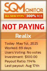 Realix Project Status Button