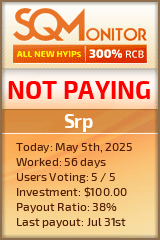 Srp HYIP Status Button