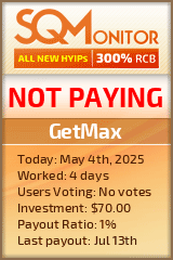 GetMax HYIP Status Button