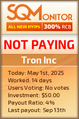 Tron Inc Project Status Button