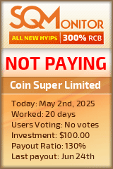 Coin Super Limited Project Status Button