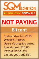 Bitcent Project Status Button