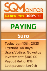 Suro Project Status Button