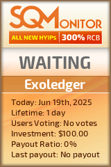 Exoledger Project Status Button