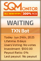 TXN Bot Project Status Button