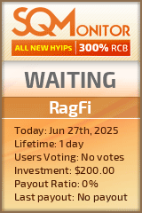 RagFi Project Status Button