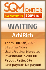 ArbiRich Project Status Button