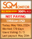 1 Million USD HYIP Status Button