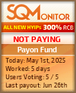 Payon Fund HYIP Status Button