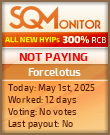 Forcelotus HYIP Status Button