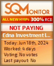 Edna Investment INC HYIP Status Button