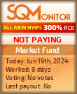 Market Fund HYIP Status Button