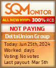DeltaUnion Group HYIP Status Button