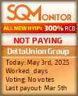 DeltaUnion Group Project Status Button