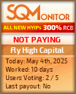 Fly High Capital HYIP Status Button