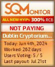 Dublin Cryptorium Limited HYIP Status Button