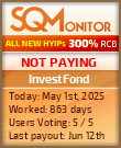 InvestFond HYIP Status Button