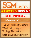 Magnet Profit HYIP Status Button