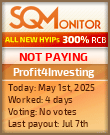 Profit4Investing HYIP Status Button