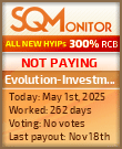 Evolution-Investment HYIP Status Button