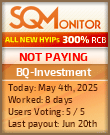 BQ-Investment HYIP Status Button