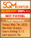 LongTimeInv HYIP Status Button