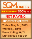 Instaforexprofits HYIP Status Button