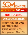 OilStocksTraders HYIP Status Button