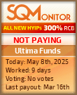 Ultima Funds Project Status Button