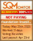 Foundation-Investment HYIP Status Button