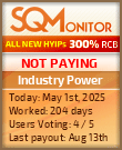 Industry Power Project Status Button