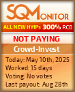 Crowd-Invest Project Status Button