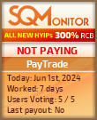 PayTrade HYIP Status Button
