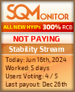 Stability Stream HYIP Status Button