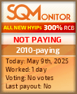 2010-paying HYIP Status Button