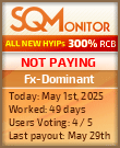 Fx-Dominant HYIP Status Button