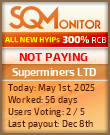 Superminers LTD HYIP Status Button