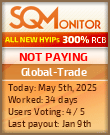 Global-Trade HYIP Status Button