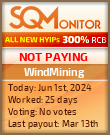 WindMining HYIP Status Button