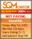 InvestBill HYIP Status Button