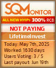 LifetimeInvest HYIP Status Button