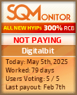 Digitalbit HYIP Status Button