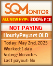 HourlyPay.net HYIP Status Button