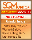 Grinderfunds HYIP Status Button