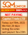 Capital Trade LTD HYIP Status Button