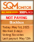 Blockbux HYIP Status Button