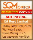 Bit Rese Limited HYIP Status Button