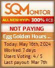 Egg Golden Hours Limited HYIP Status Button